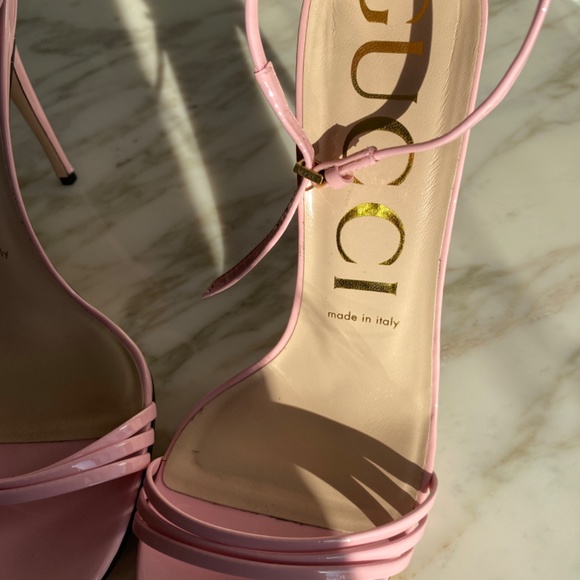 GUCCI Vernice Crystal in Sugar Pink - Picture 4 of 9